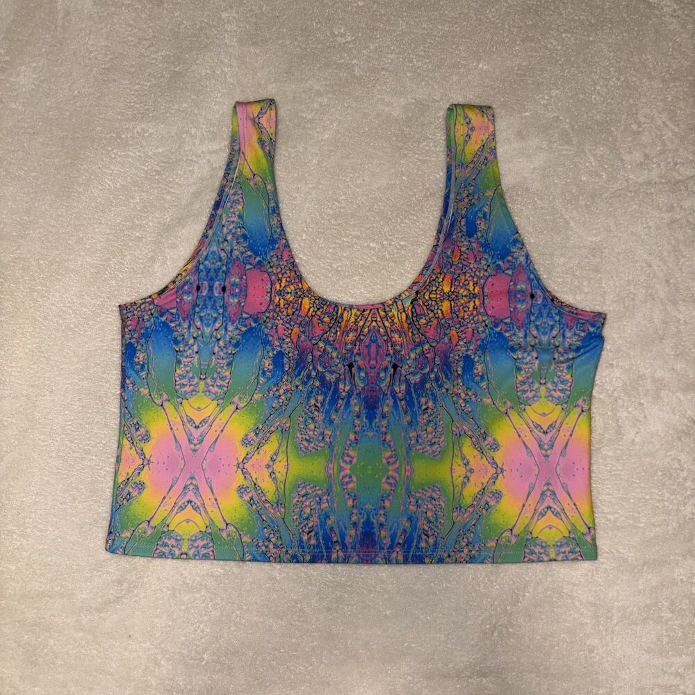 Freedom Rave Wear Cropped Tank